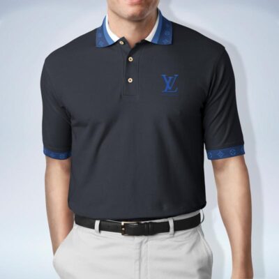 Louis Vuitton LV Premium Polo Shirt 2023 Luxury Polo Shirt For Men PLS600
