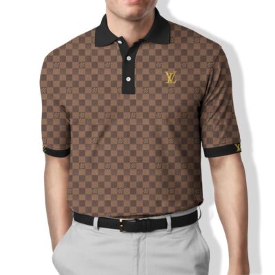 Louis Vuitton LV Premium Polo Shirt 2023 Luxury Polo Shirt For Men PLS608