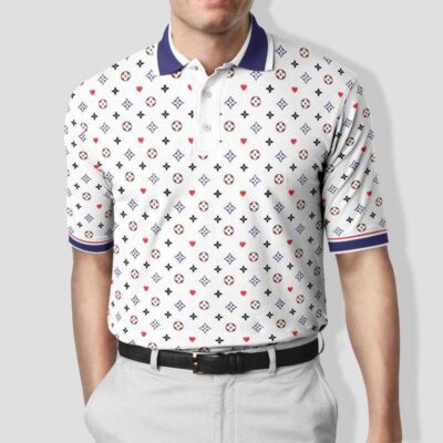 Louis Vuitton LV Premium Polo Shirt 2023 Luxury Polo Shirt For Men PLS622
