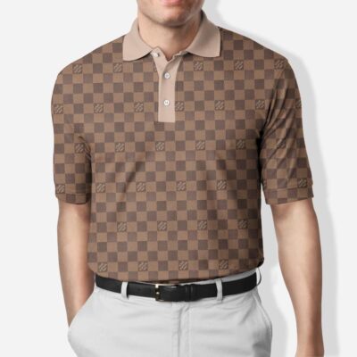 Louis Vuitton LV Premium Polo Shirt 2023 Luxury Polo Shirt For Men PLS633