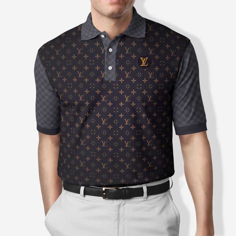 Louis-Vuitton-LV-Premium-Polo-Shirt-2023-Luxury-Polo-Shirt-For-Men-PLS706 Louis Vuitton LV Premium Polo Shirt 2023 Luxury Polo Shirt For Men PLS706
