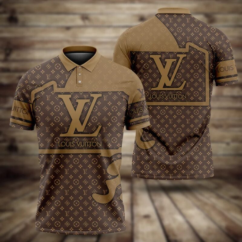 Louis Vuitton Monogram Polo Shirt LV Luxury Clothing PLS358