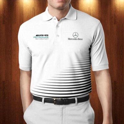 Mercedes AMG Petronas Formula 1 Premium Polo Shirt 2023 Luxury Polo Shirt For Men PLS635