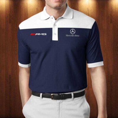 Mercedes AMG Petronas Formula 1 Premium Polo Shirt 2023 Luxury Polo Shirt For Men PLS636