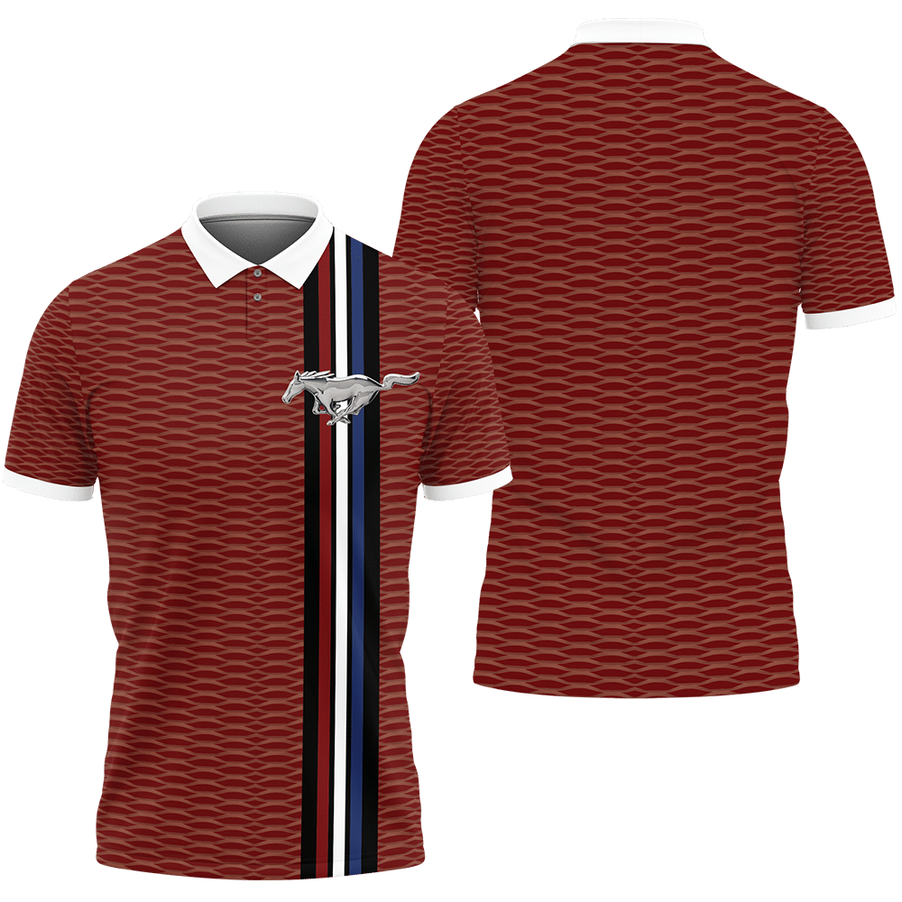 Mustang Polo Shirt Car Brand Tennis Shirt Golf Shirt PLS414 – Let the ...