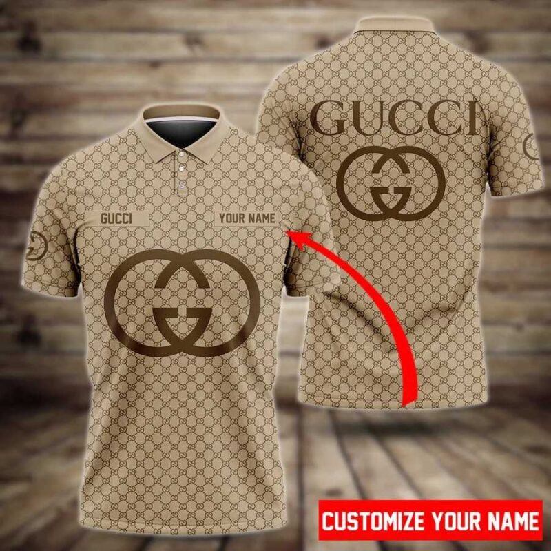 Personalized Gucci Polo Shirt Luxury Brand Tennis Shirt Golf Shirt PLS442