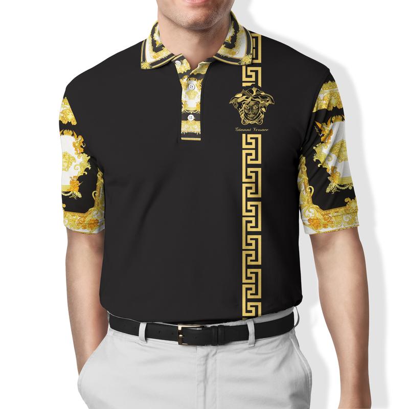 Versace-Premium-Polo-Shirt-2023-Luxury-Polo-Shirt-For-Men-PLS685 Versace Premium Polo Shirt 2023 Luxury Polo Shirt For Men PLS685