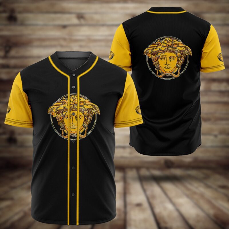 Gianni Versace Medusa Baseball Jersey Shirt Luxury BJS939