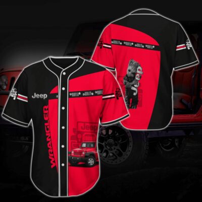 Jeep Baseball Jersey Shirt Car Brand Clothing Clothes Sport BJS1026