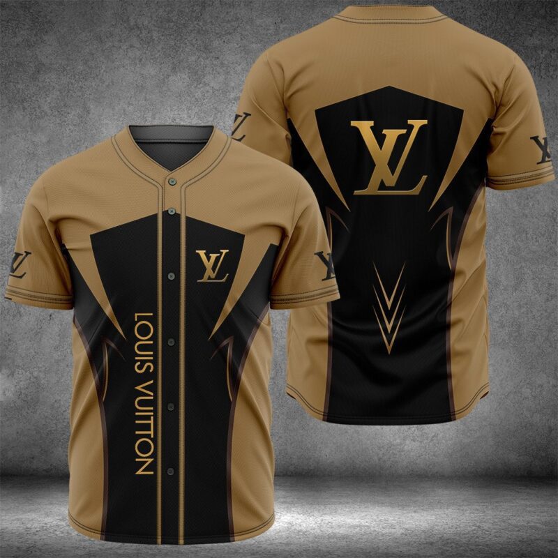 Louis Vuitton Baseball Jersey Shirt LV Luxury BJS1030