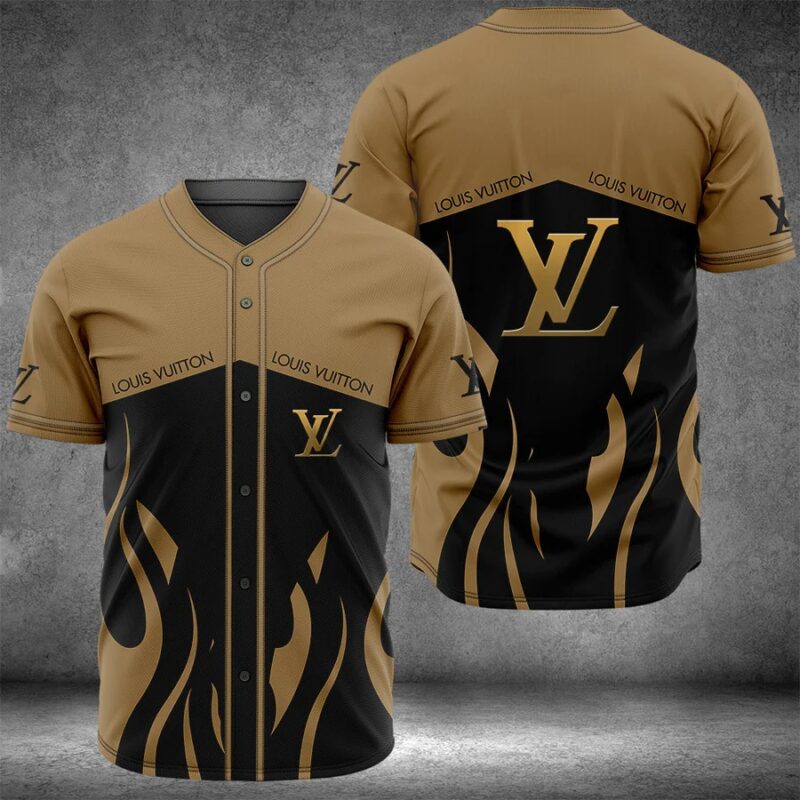 Louis Vuitton Baseball Jersey Shirt LV Luxury BJS1038