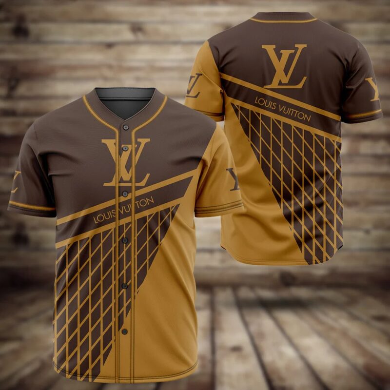 Louis Vuitton Baseball Jersey Shirt LV Luxury BJS1039