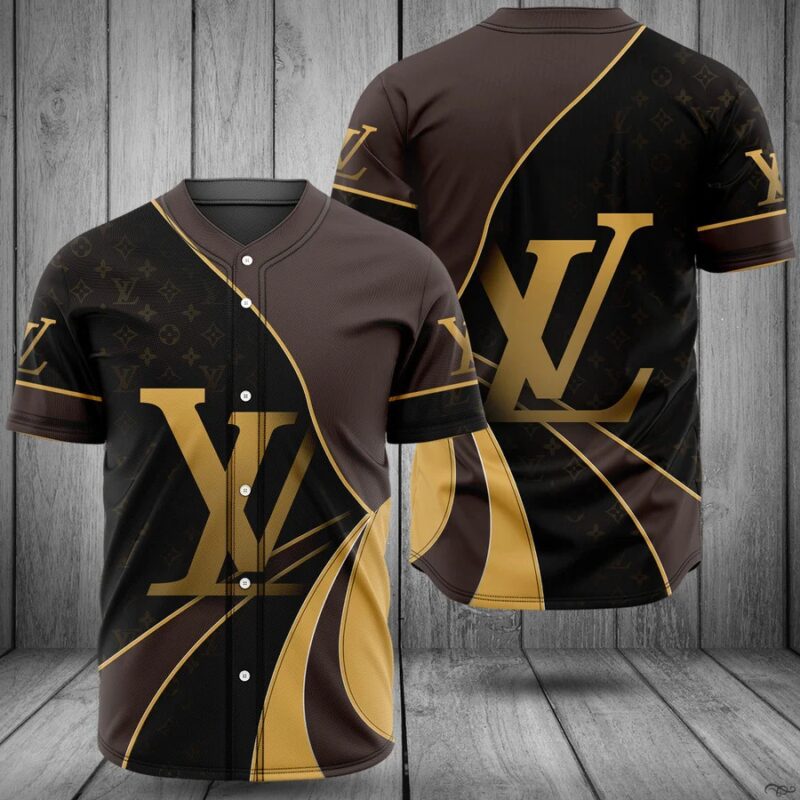 Louis Vuitton Baseball Jersey Shirt LV Luxury BJS1040