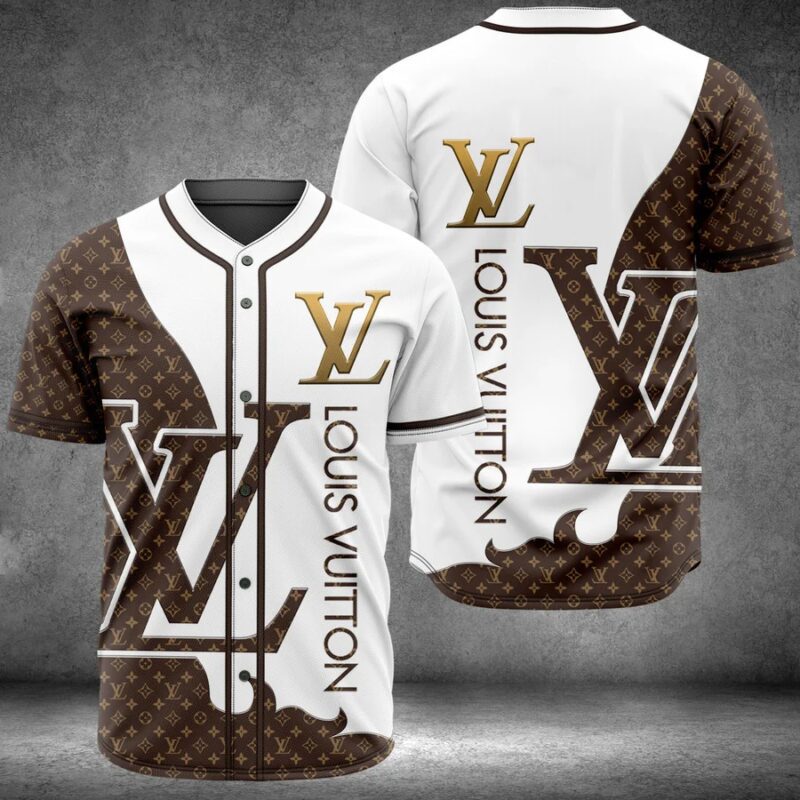 Louis Vuitton Baseball Jersey Shirt LV Luxury BJS1042