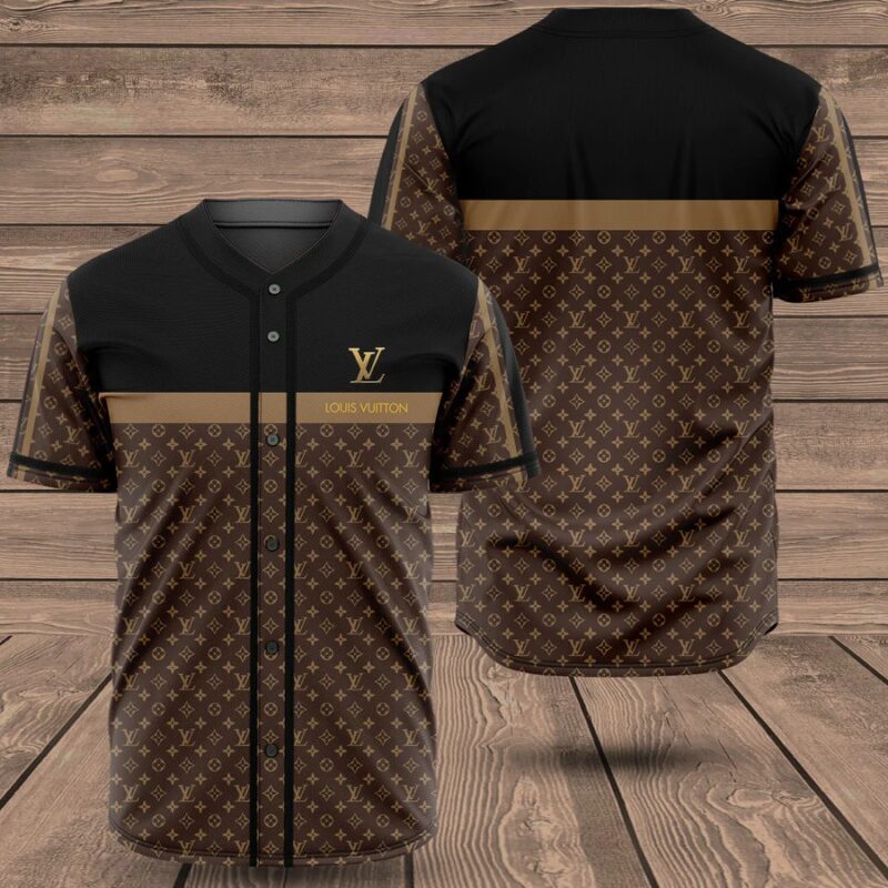 Louis Vuitton Baseball Jersey Shirt LV Luxury BJS1044