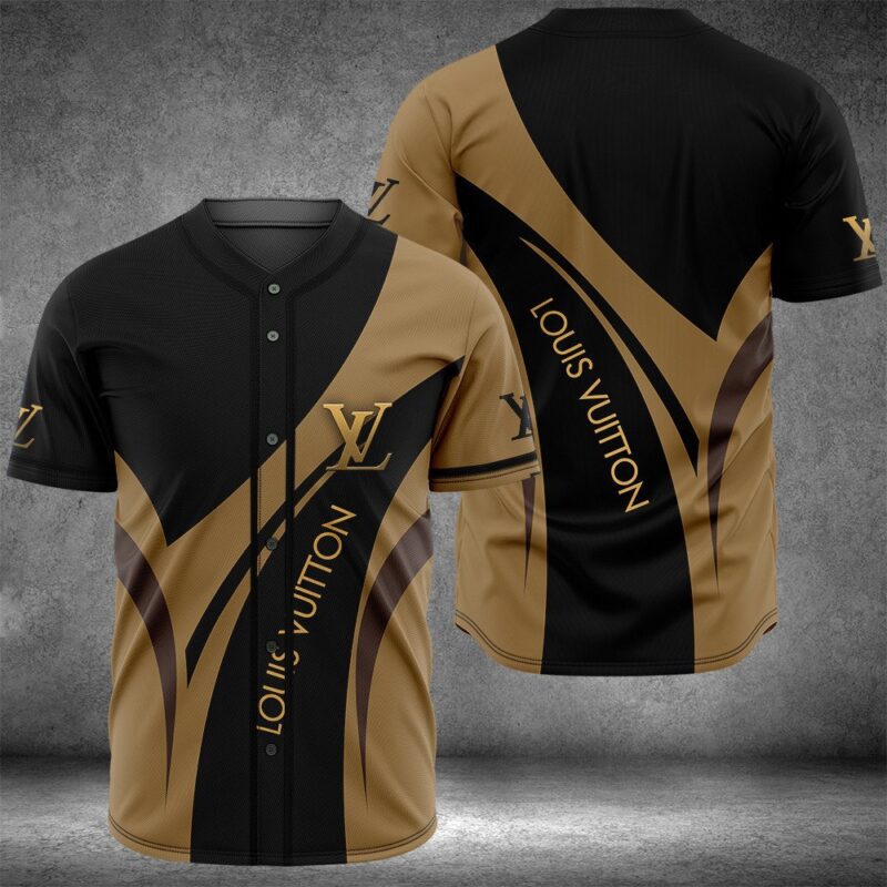 Louis Vuitton Baseball Jersey Shirt LV Luxury BJS1047