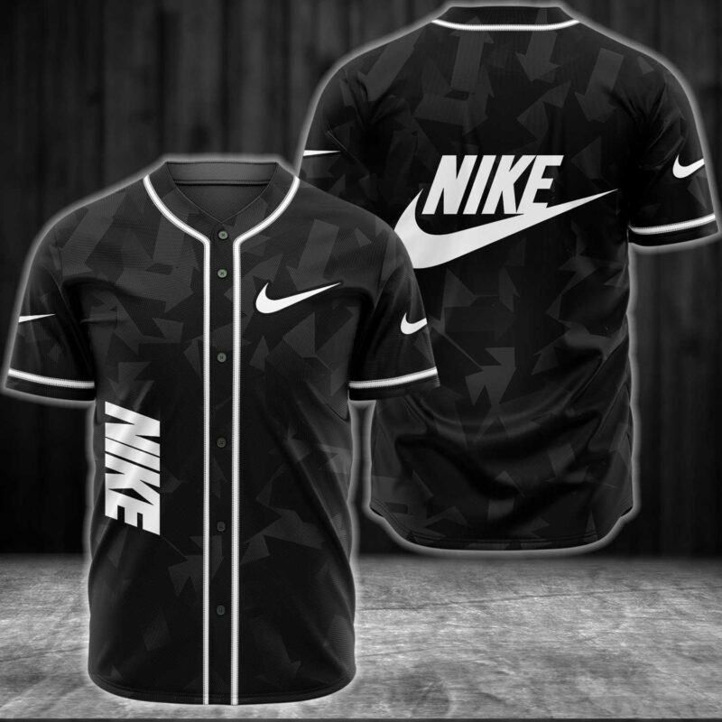 Nike Black Baseball Jersey Shirt BJS1152