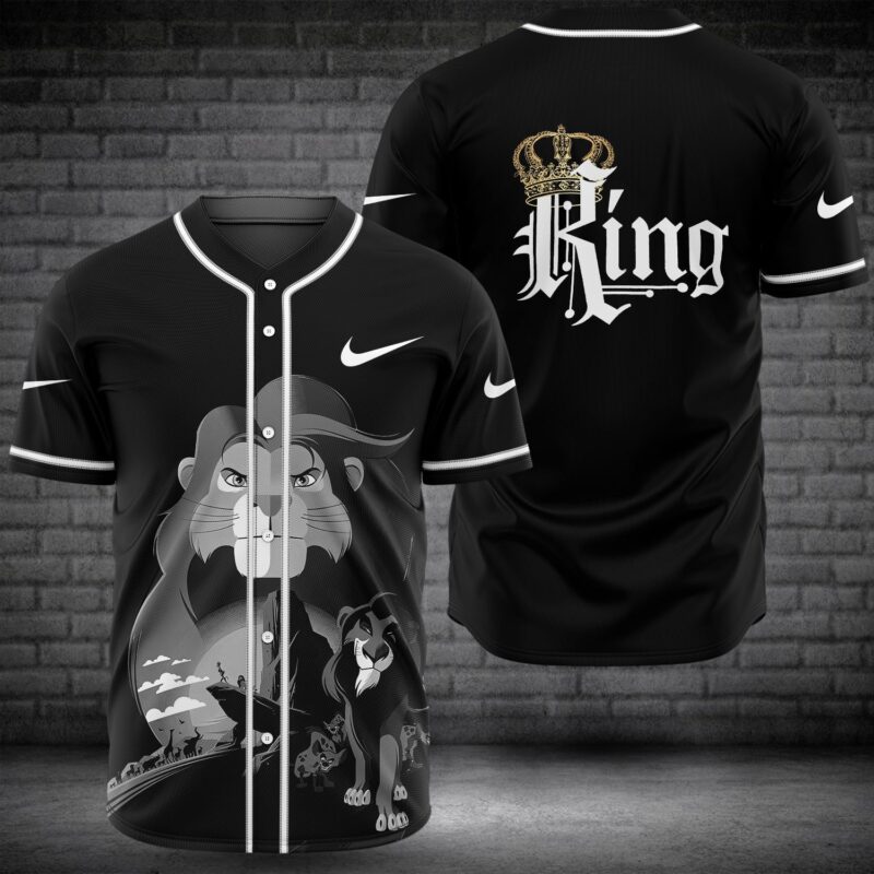 Nike Lion King Disney Baseball Jersey Shirt BJS1170