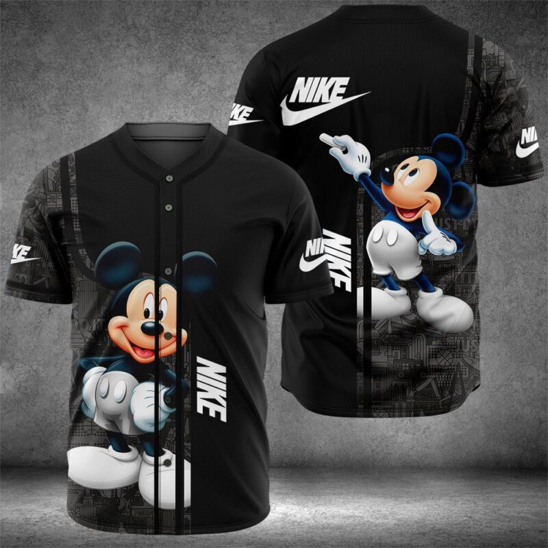 Nike Mickey Mouse Disney Baseball Jersey Shirt BJS1171