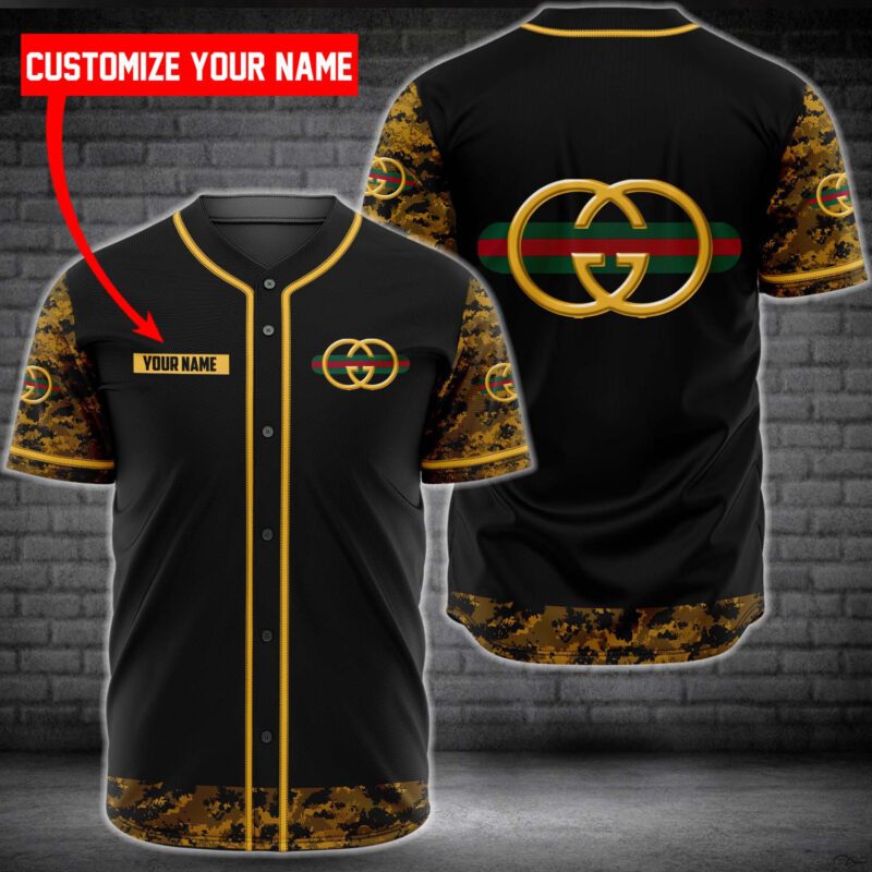 Personalized Gucci Baseball Jersey Shirt Luxury BJS1199