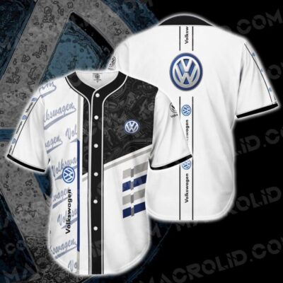 Volkswagen Baseball Jersey Shirt Car Brand Clothing Clothes Sport BJS1251