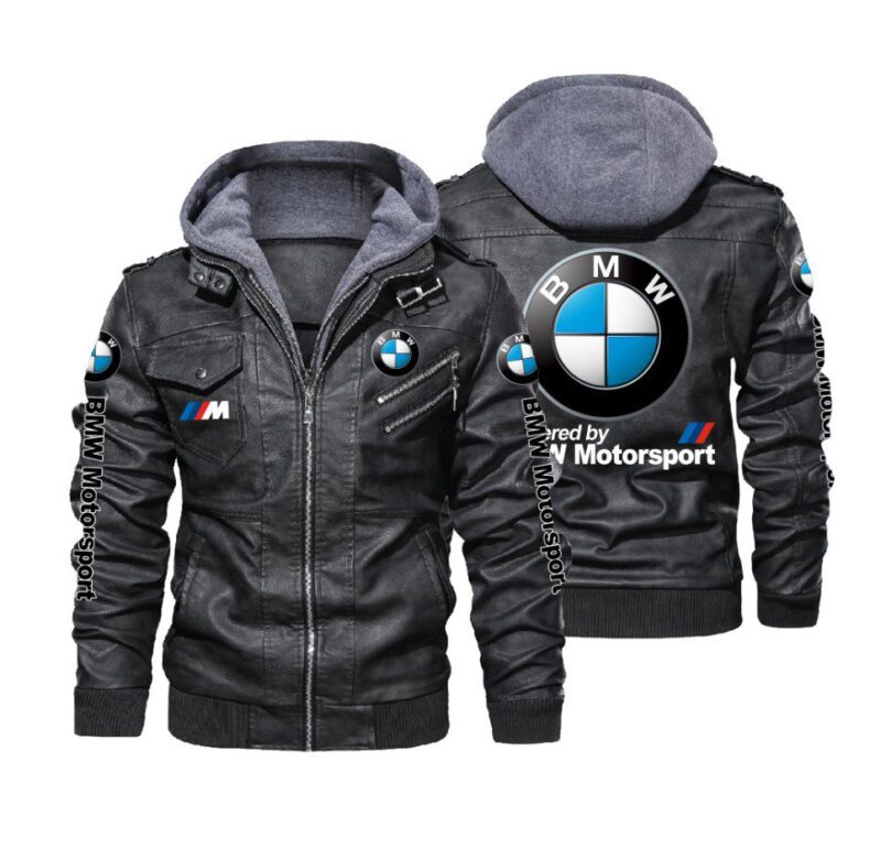 Bmw Car brand Leather Jacket LJ0535