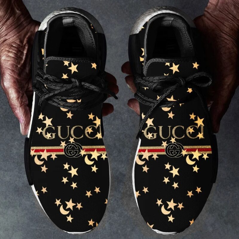 Gucci Black Star NMD Human Race Shoes Sneakers