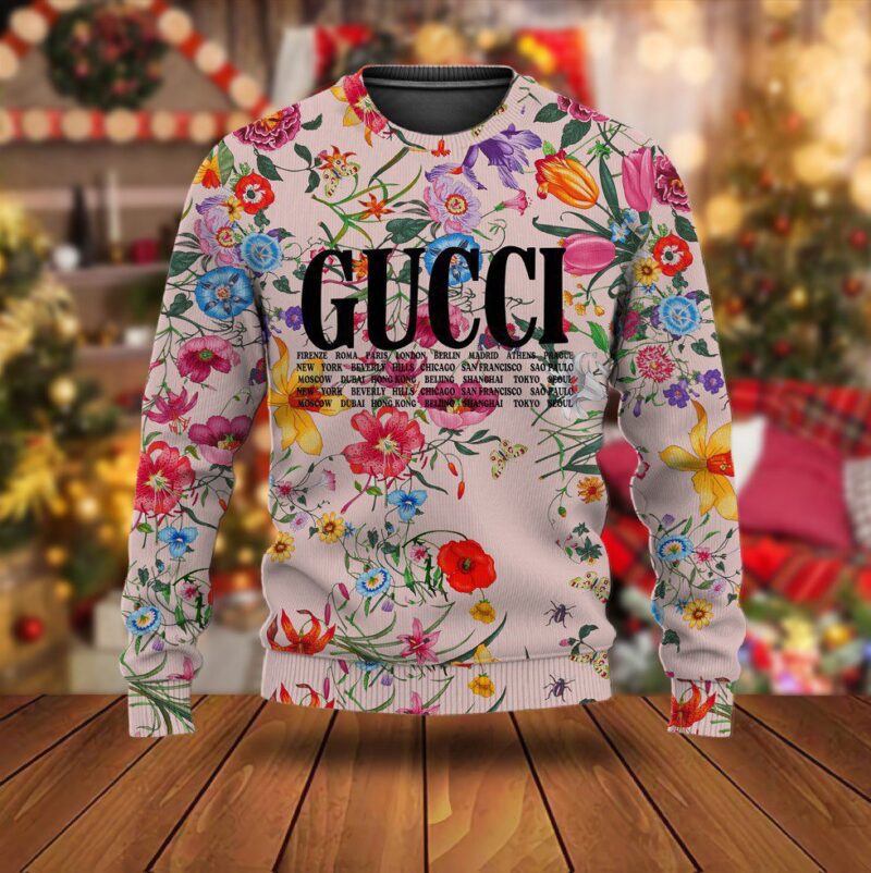 Gucci Luxury Ugly Christmas Sweater UCS1032