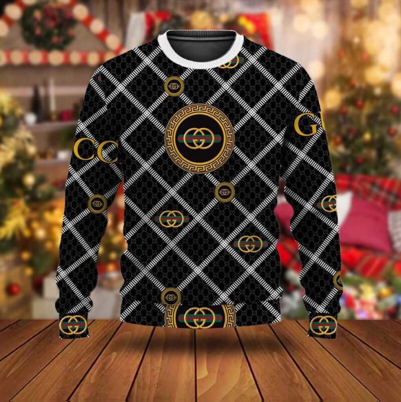 Gucci Luxury Ugly Christmas Sweater UCS1050