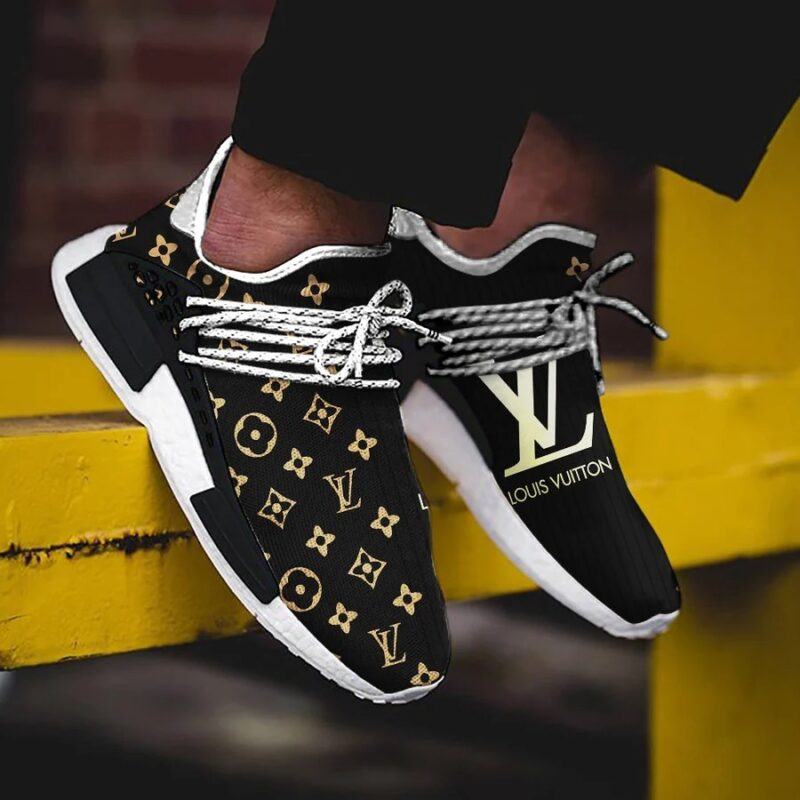 Louis Vuitton Black NMD Human Race LV Shoes Sneakers