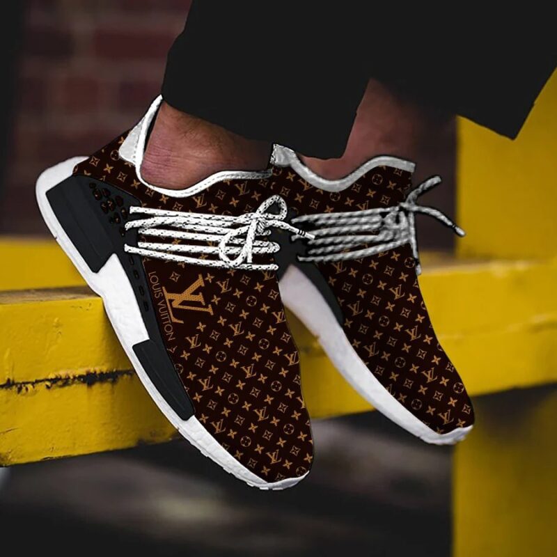 Louis Vuitton Brown Monogram NMD Human Race LV Shoes Sneakers