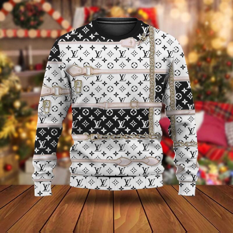 Louis Vuitton Luxury Ugly Christmas Sweater UCS1052