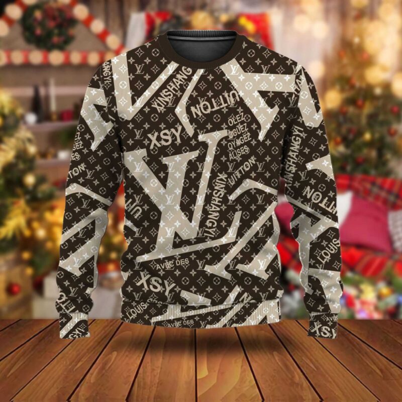 Louis Vuitton Luxury Ugly Christmas Sweater UCS1060