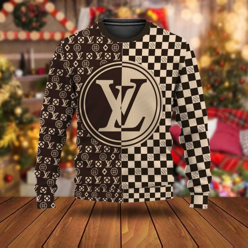 Louis Vuitton Luxury Ugly Christmas Sweater UCS1061