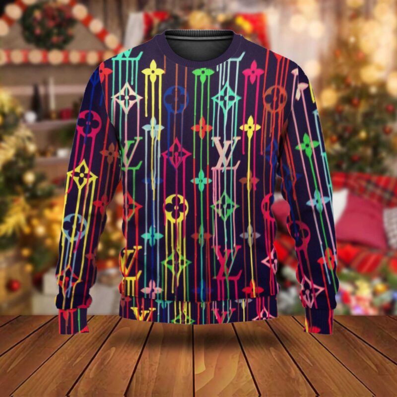 Louis Vuitton Luxury Ugly Christmas Sweater UCS1062