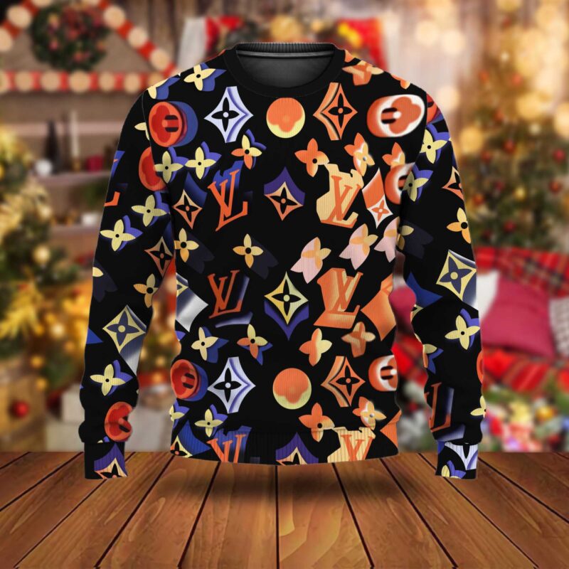 Louis Vuitton Luxury Ugly Christmas Sweater UCS1064