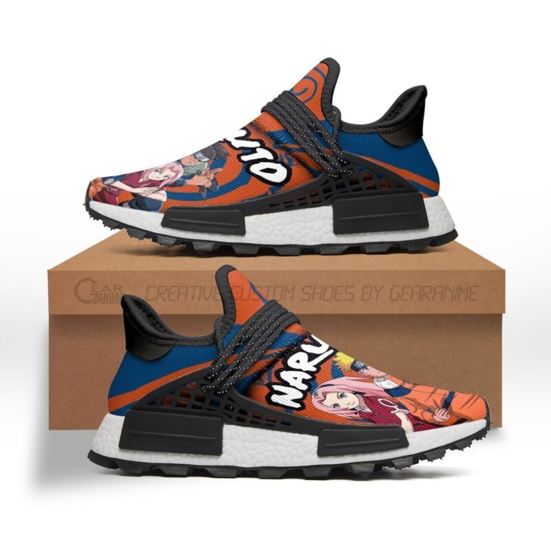 Naruto Characters Anime Shoes NMD Human Race Sneakers