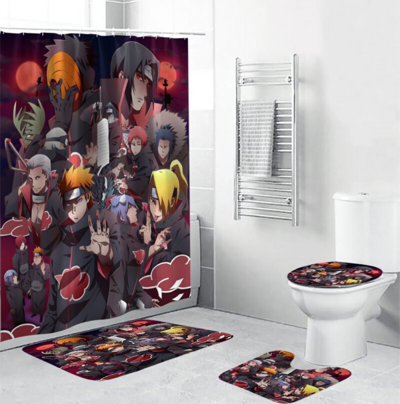 Naruto Shower Curtain Set