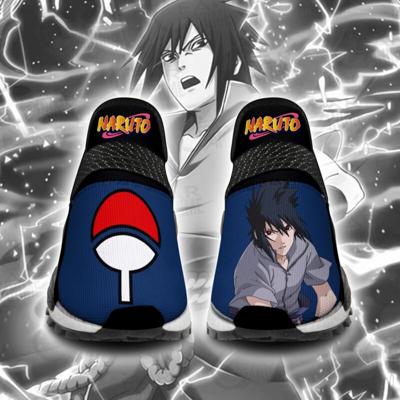 Uchiha Sasuke Naruto Anime Shoes NMD Human Race Sneakers