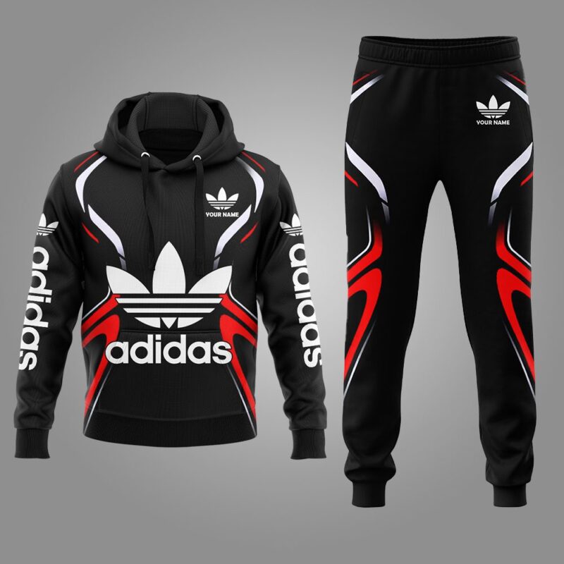 Adidas Hoodie Long Sweatpants Hot Trending 2023 Luxury Brand Outfit Sport For Men HLS149