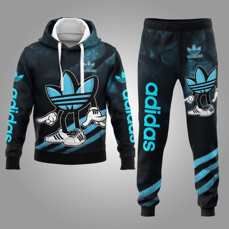 Adidas Hoodie Long Sweatpants Hot Trending 2023 Luxury Brand Outfit Sport For Men HLS151