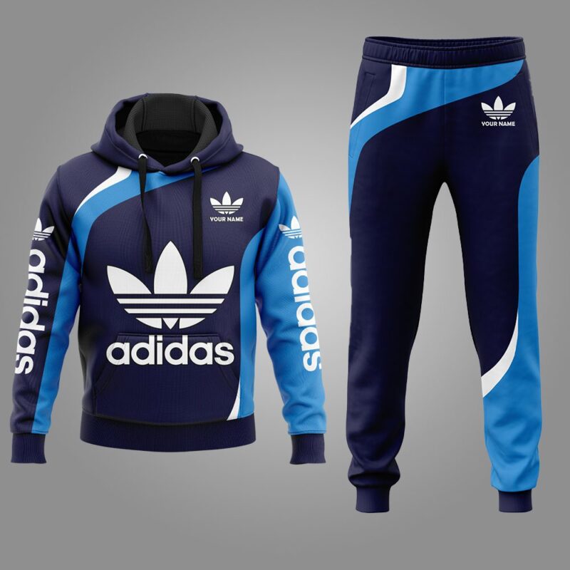 Adidas Hoodie Long Sweatpants Hot Trending 2023 Luxury Brand Outfit Sport For Men HLS155