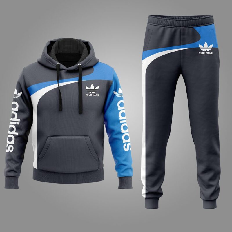 Adidas Hoodie Long Sweatpants Hot Trending 2023 Luxury Brand Outfit Sport For Men HLS156