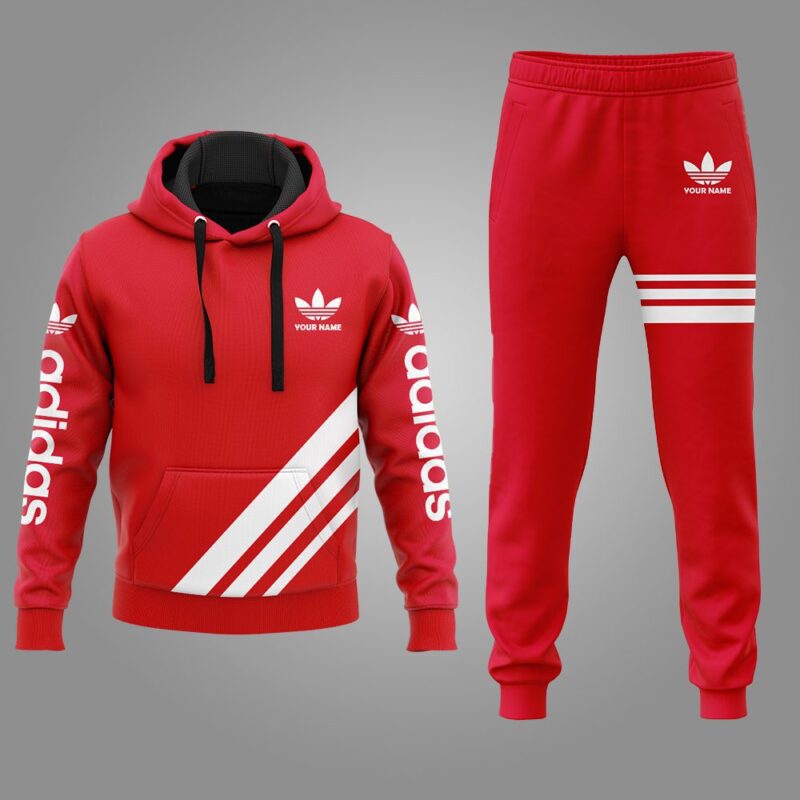Adidas Hoodie Long Sweatpants Hot Trending 2023 Luxury Brand Outfit Sport For Men HLS164