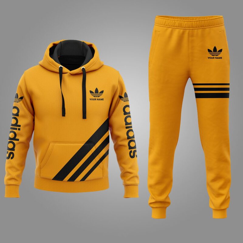 Adidas Hoodie Long Sweatpants Hot Trending 2023 Luxury Brand Outfit Sport For Men HLS166