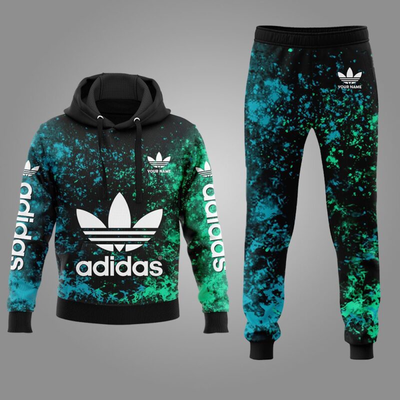 Adidas Hoodie Long Sweatpants Hot Trending 2023 Luxury Brand Outfit Sport For Men HLS174