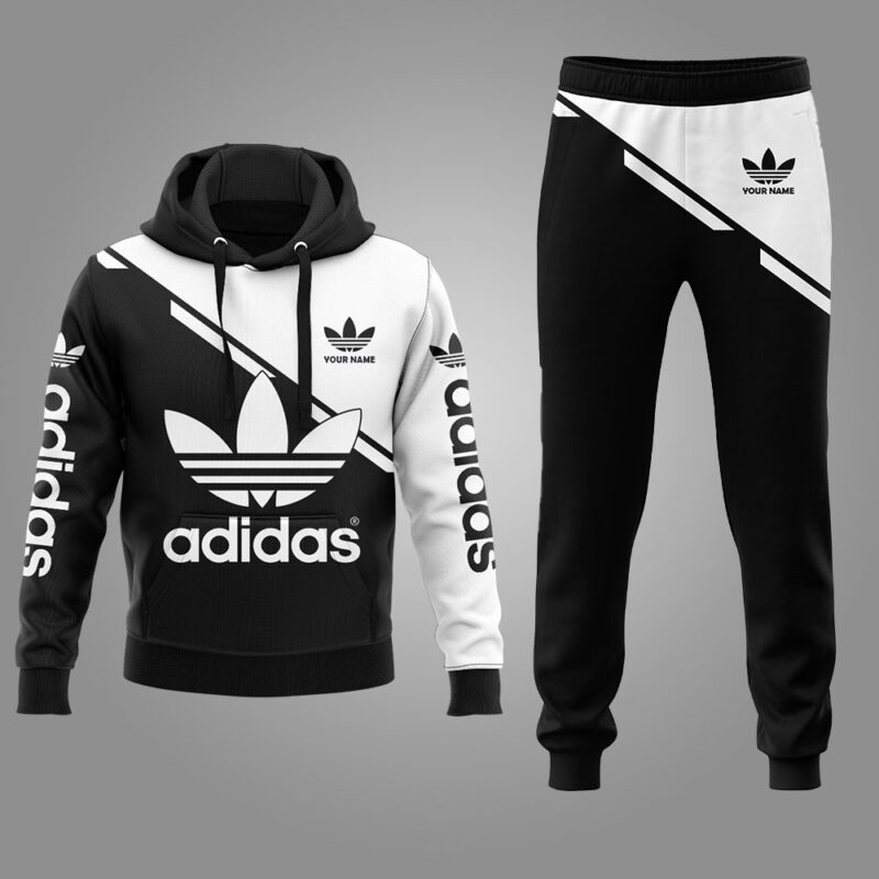 Adidas Hoodie Long Sweatpants Hot Trending 2023 Luxury Brand Outfit Sport For Men HLS175