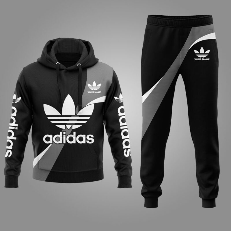 Adidas Hoodie Long Sweatpants Hot Trending 2023 Luxury Brand Outfit Sport For Men HLS186