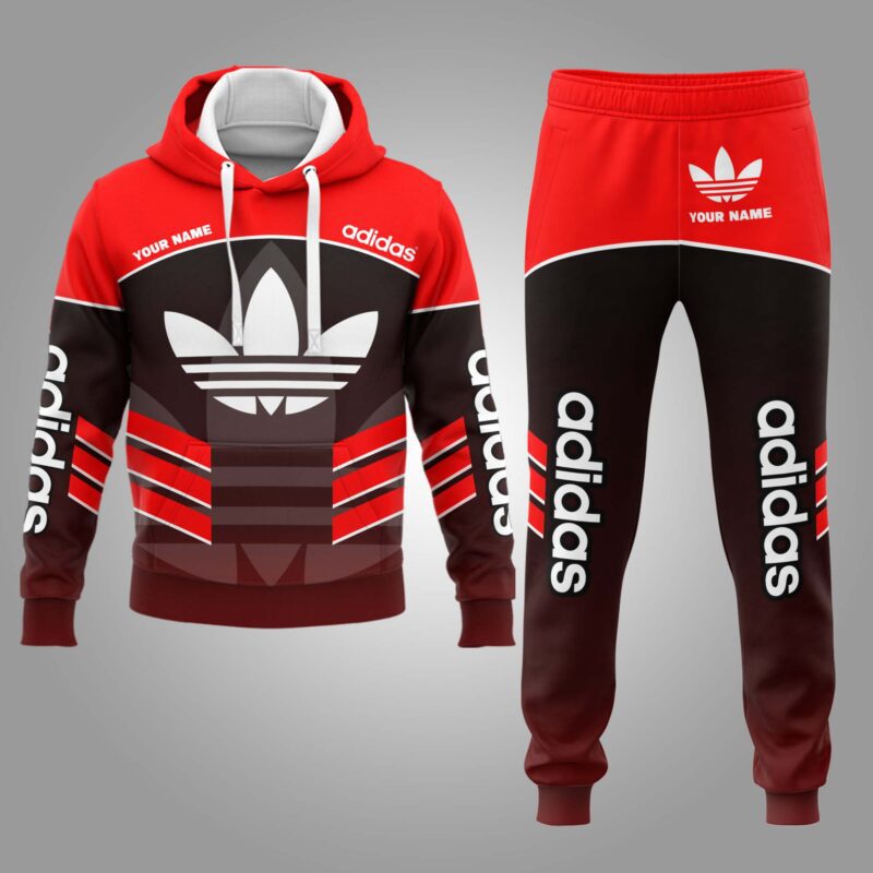 Adidas Hoodie Long Sweatpants Hot Trending 2023 Luxury Brand Outfit Sport For Men HLS187