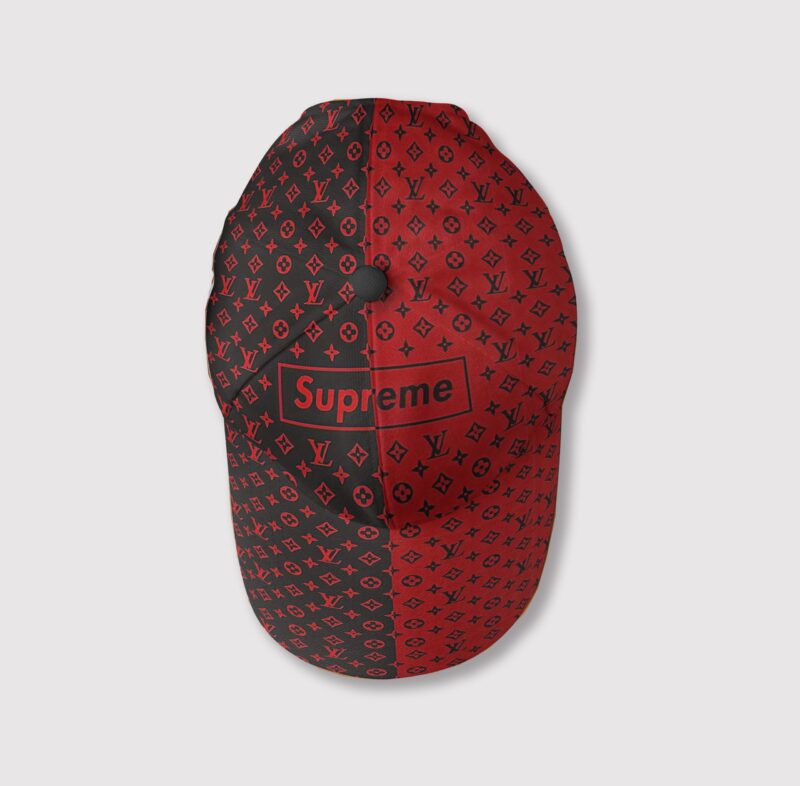 LV x Supreme Luxury Cap Print 3D Trending Cap CTC1118